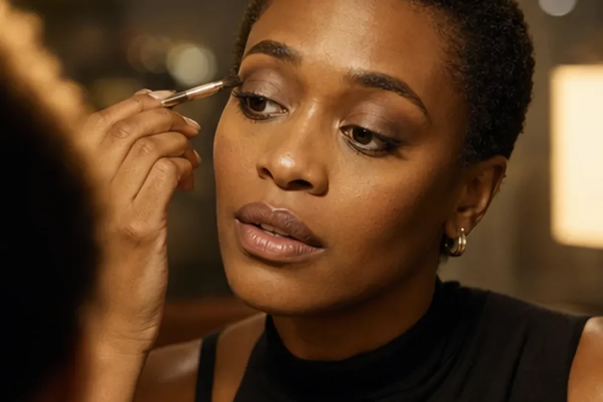 Authentischer Wohlfühlmoment passend zum Beauty-Thema Bronzer für ölige Haut