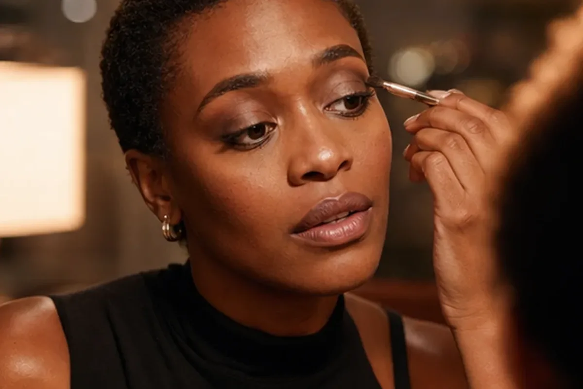 Authentischer Wohlfühlmoment passend zum Beauty-Thema Highlighter bei Rötungen