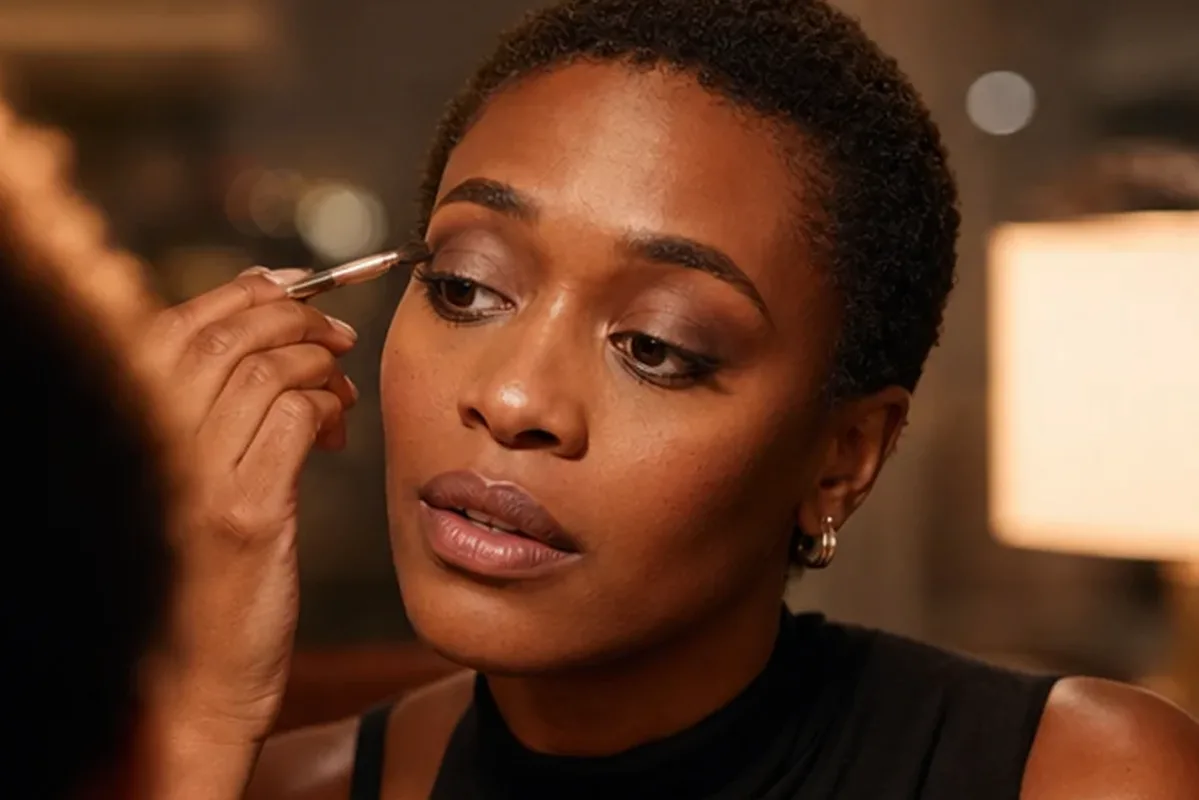 Emotionaler und authentischer Anwendungsmoment rund um Concealer für reife Haut