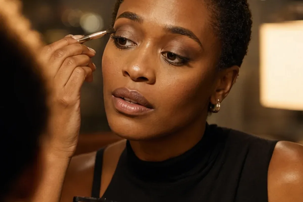 Authentische Beauty-Routine passend zum Thema Augen