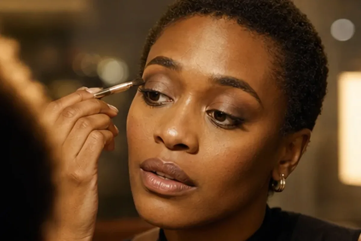 Emotionaler und authentischer Anwendungsmoment rund um Highlighter bei Rötungen