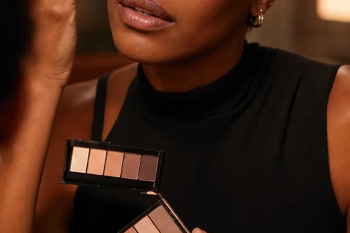 Authentischer Wohlfühlmoment passend zum Beauty-Thema Bronzer für empfindliche Haut