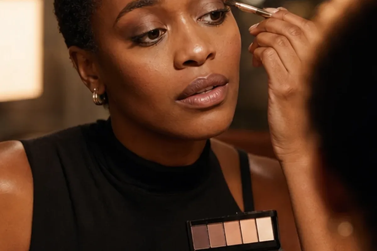 Authentischer Wohlfühlmoment passend zum Beauty-Thema Rouge für empfindliche Haut