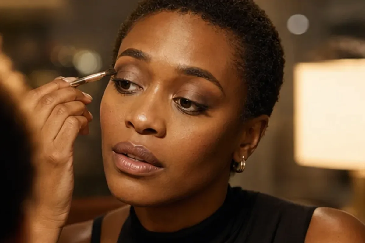 Authentische Beauty-Routine passend zum Thema Lippenstift für langen Halt