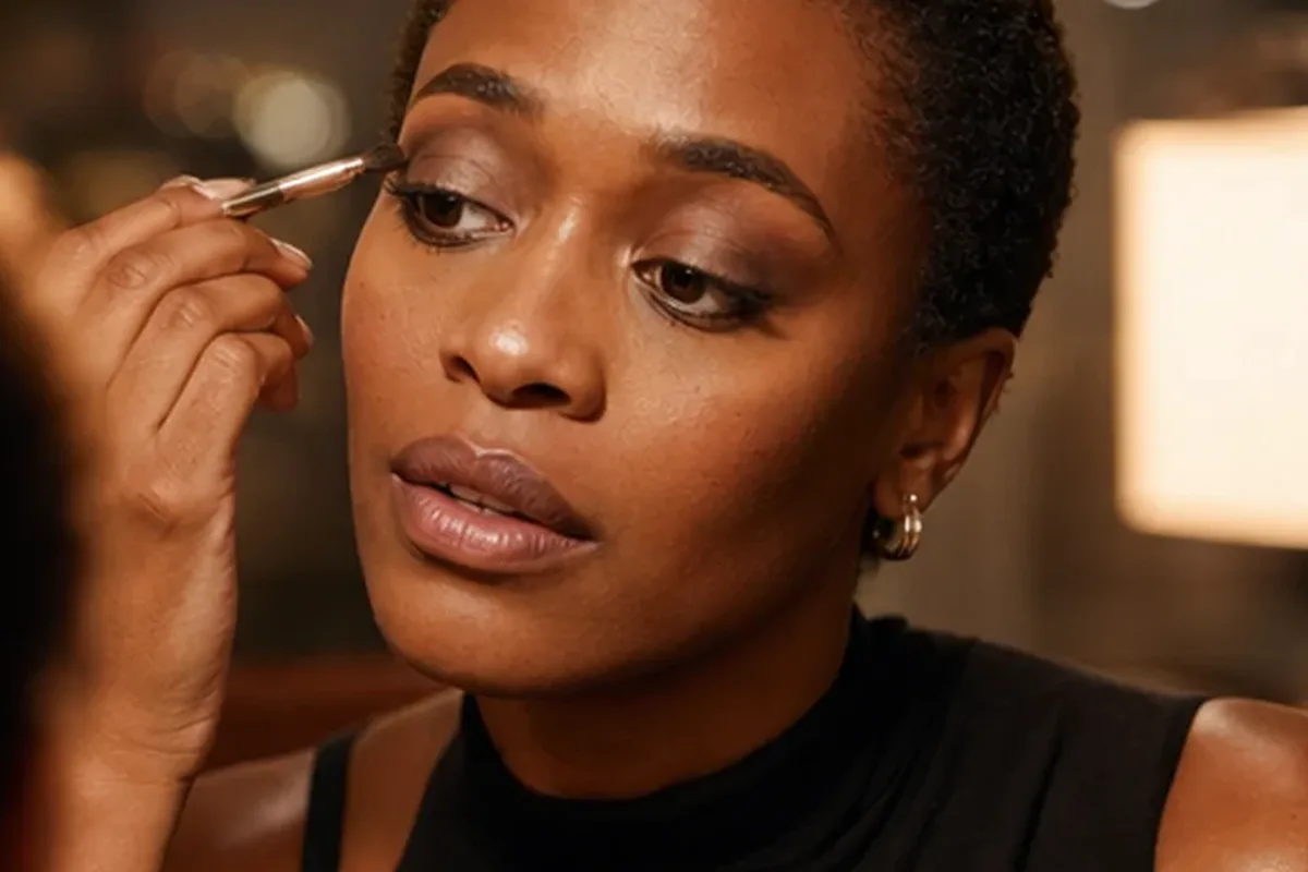 Redaktioneller Beauty-Moment zur Ausgangslage bei Bronzer für reife Haut