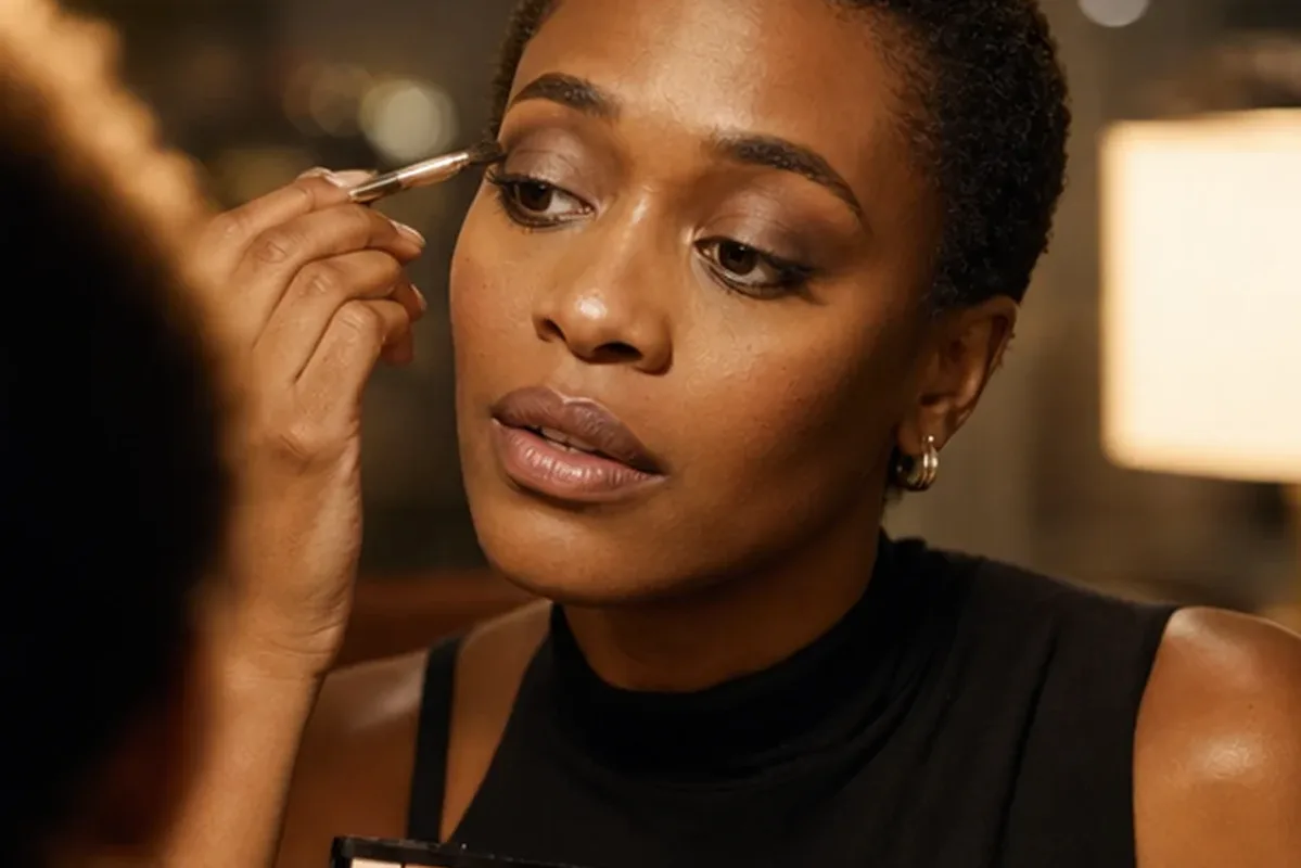 Authentische Beauty-Routine passend zum Thema Make-up-Pinsel bei Rötungen