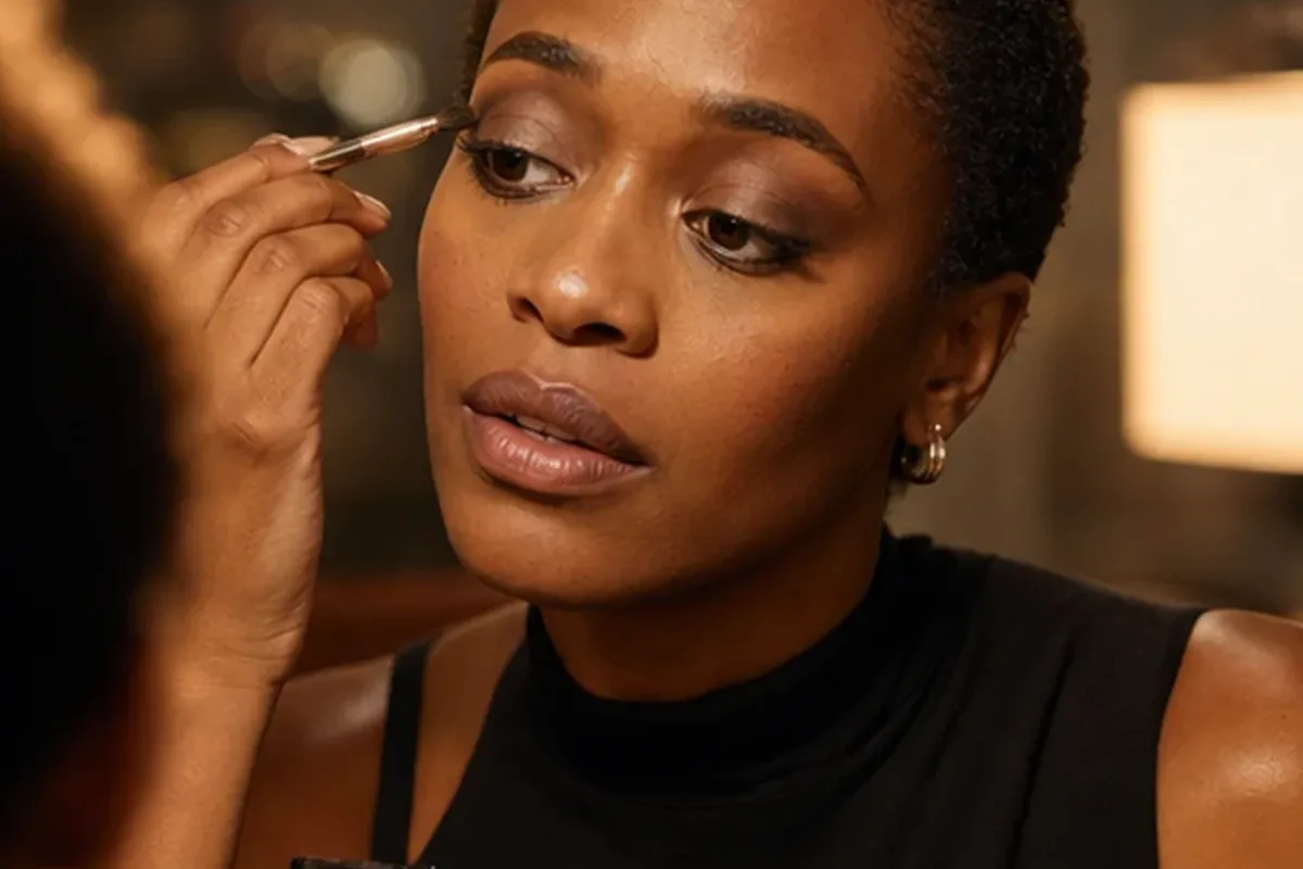 Emotionaler und authentischer Anwendungsmoment rund um Skin Tint für reife Haut