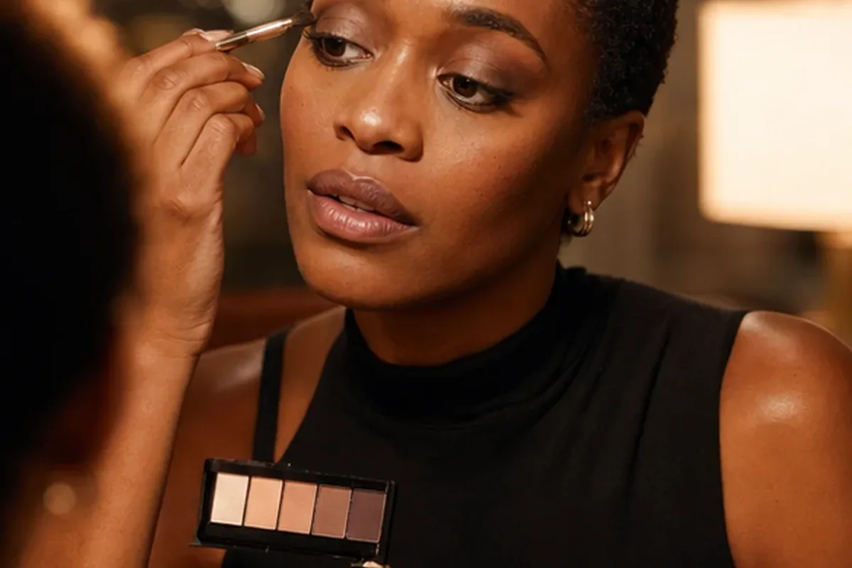 Authentischer Wohlfühlmoment passend zum Beauty-Thema Highlighter bei großen Poren