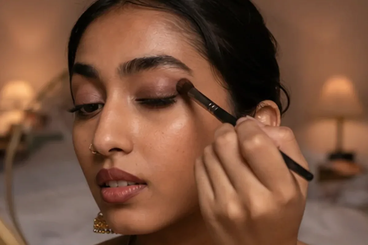 Authentischer Wohlfühlmoment passend zum Beauty-Thema Foundation für langen Halt