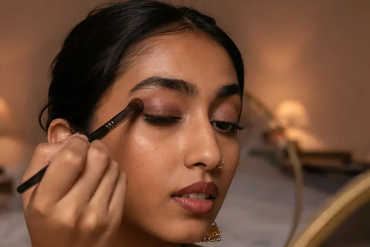 Authentischer Wohlfühlmoment passend zum Beauty-Thema Skin Tint für reife Haut