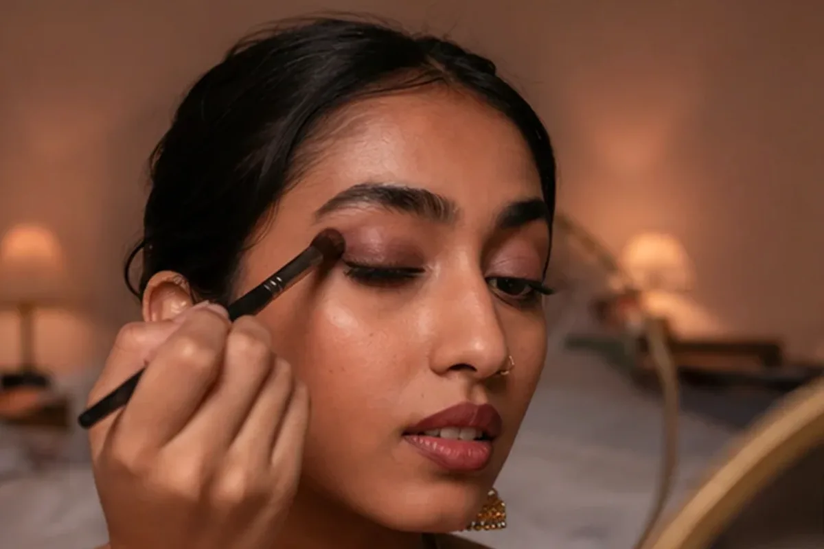 Authentischer Wohlfühlmoment passend zum Beauty-Thema Bronzer bei Rötungen