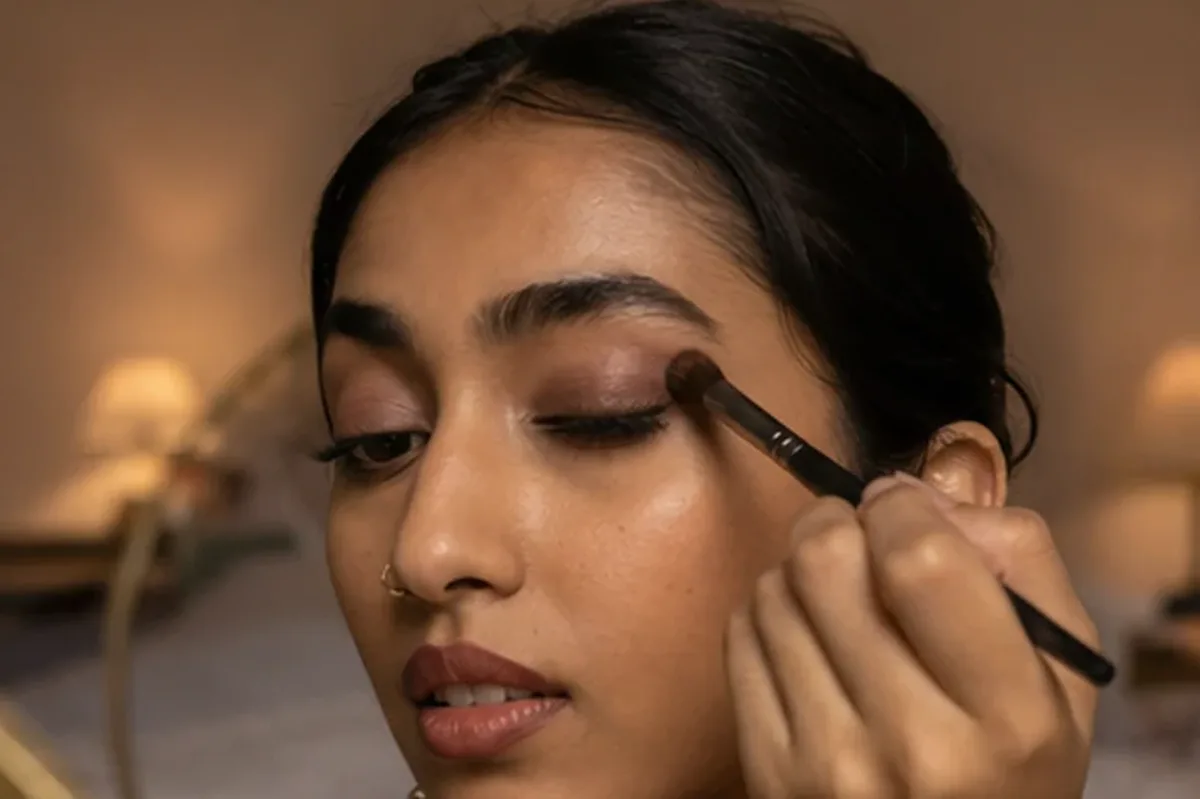 Authentischer Wohlfühlmoment passend zum Beauty-Thema Foundation für ölige Haut
