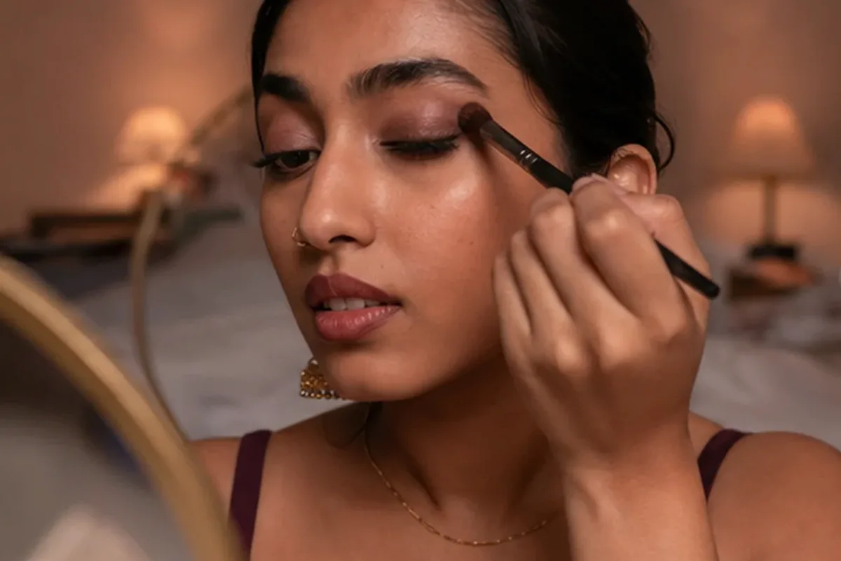 Emotionaler und authentischer Anwendungsmoment rund um Lippenstift für reife Haut