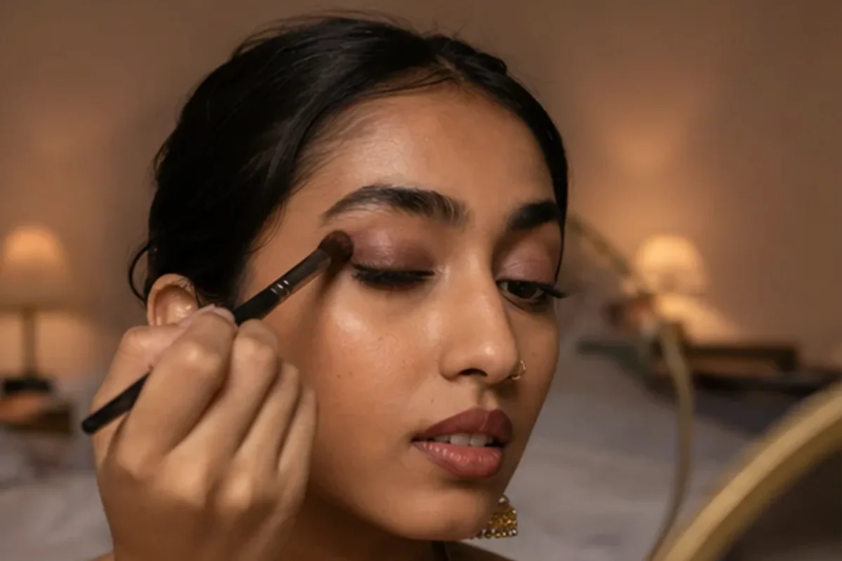Authentischer Wohlfühlmoment passend zum Beauty-Thema Bronzer für reife Haut