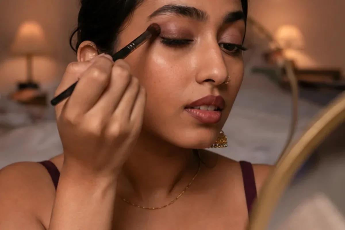 Hochwertige Beauty-Inszenierung zu Auswahlkriterien für Highlighter bei Rötungen