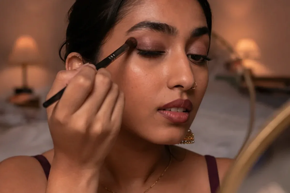 Authentischer Wohlfühlmoment passend zum Beauty-Thema Foundation bei Rötungen