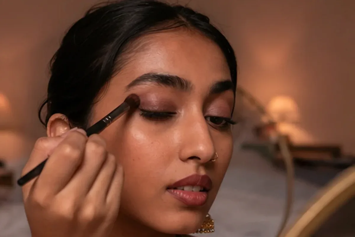 Emotionaler und authentischer Anwendungsmoment rund um Primer für einen natürlichen Look