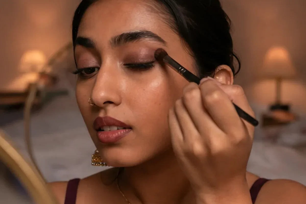 Redaktioneller Beauty-Moment zur Ausgangslage bei Highlighter für trockene Haut