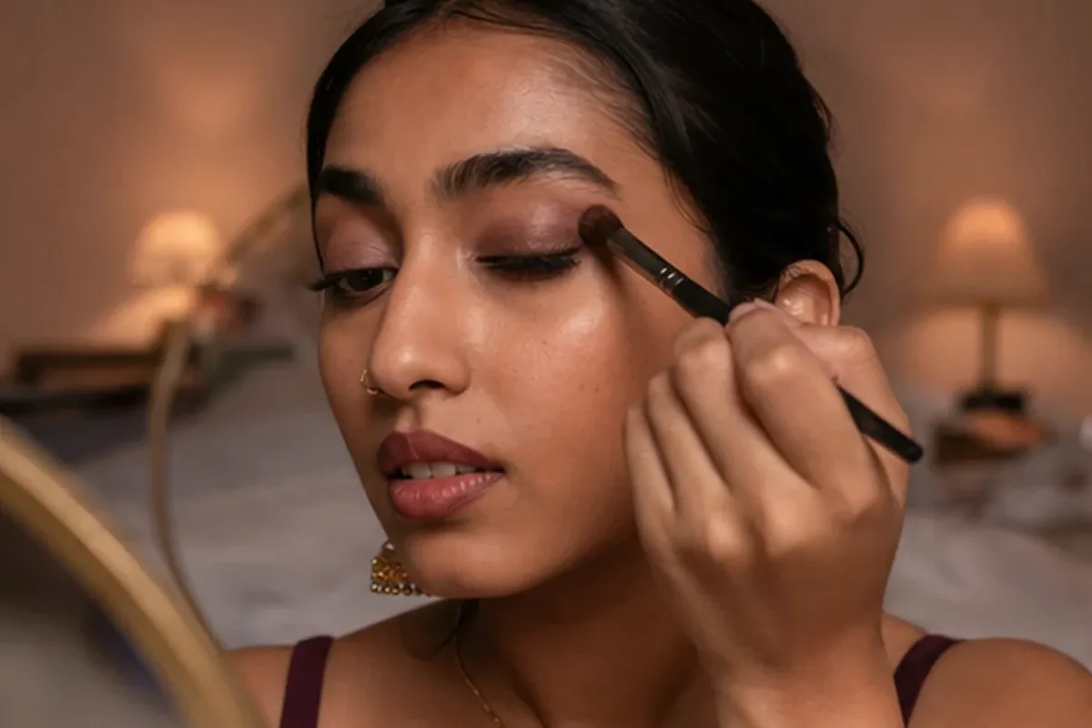Emotionaler und authentischer Anwendungsmoment rund um Eyeliner für einen natürlichen Look