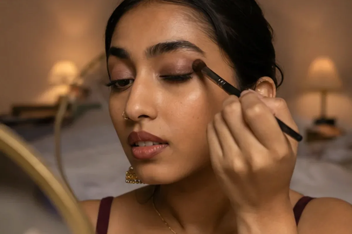 Emotionaler und authentischer Anwendungsmoment rund um Concealer bei Rötungen