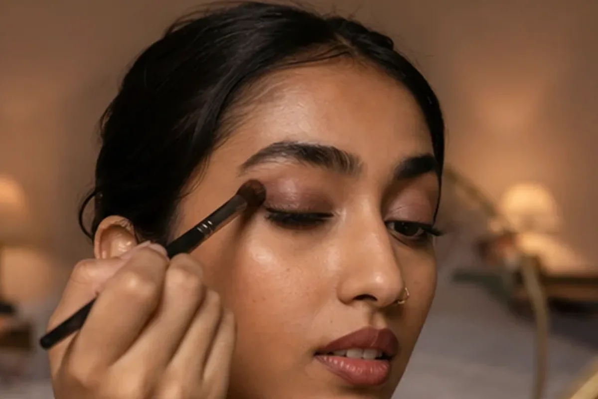Authentischer Wohlfühlmoment passend zum Beauty-Thema Mascara für empfindliche Haut