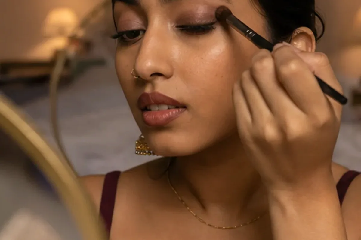 Authentische Beauty-Routine passend zum Thema Skin Tint für trockene Haut