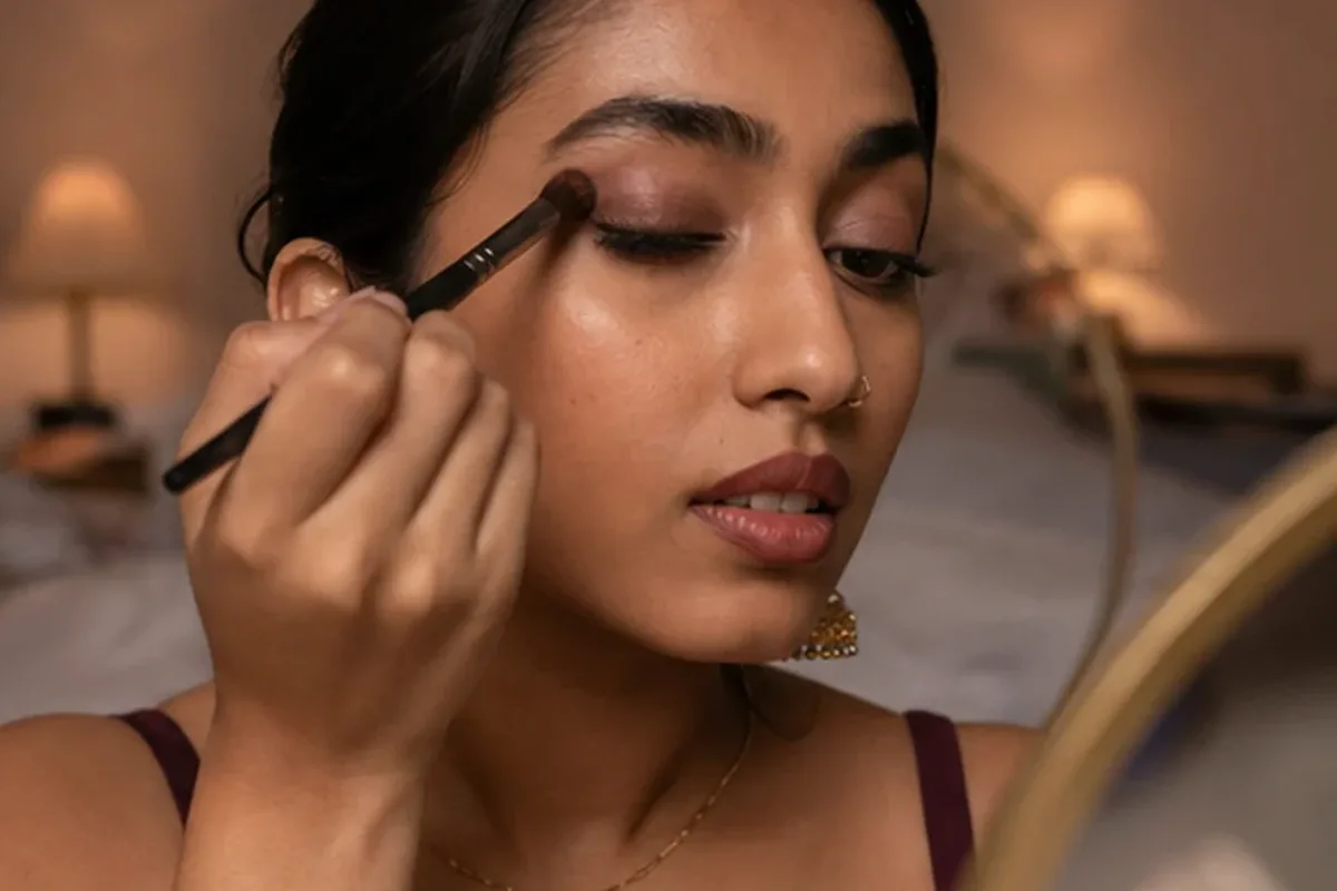 Authentische Beauty-Routine passend zum Thema Concealer für trockene Haut