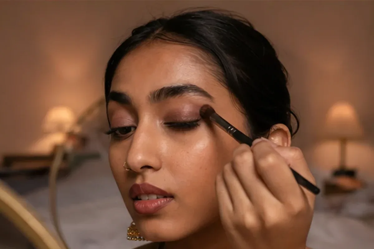 Authentische Beauty-Routine passend zum Thema Puder bei Rötungen