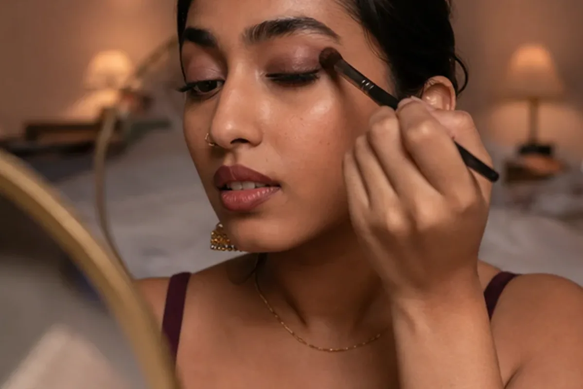 Redaktioneller Beauty-Moment zur Ausgangslage bei Skin Tint bei großen Poren