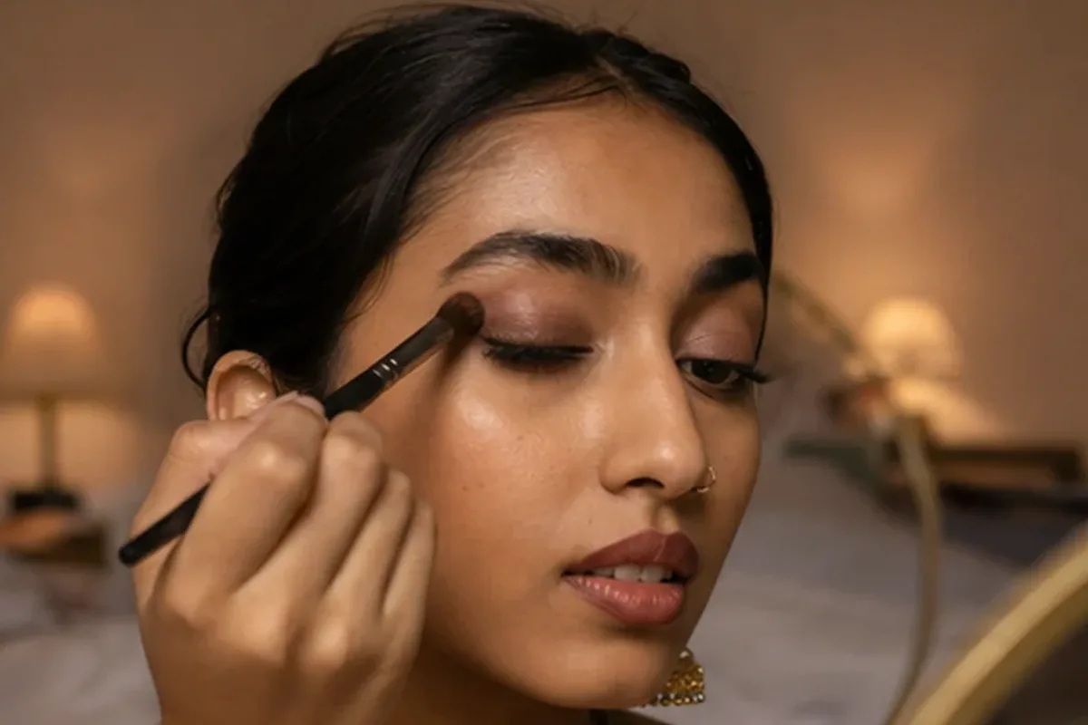 Emotionaler und authentischer Anwendungsmoment rund um Mascara für einen natürlichen Look
