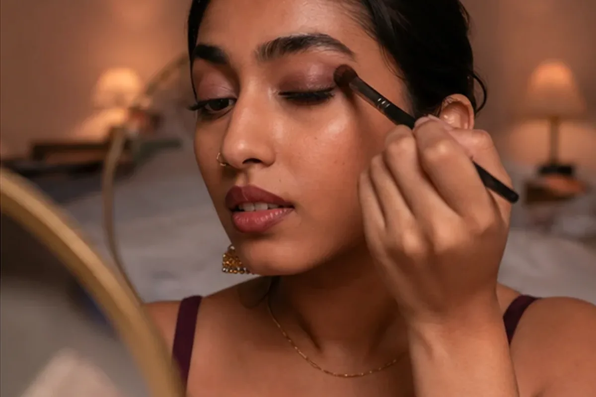 Hochwertige Beauty-Inszenierung zu Auswahlkriterien für Highlighter bei großen Poren