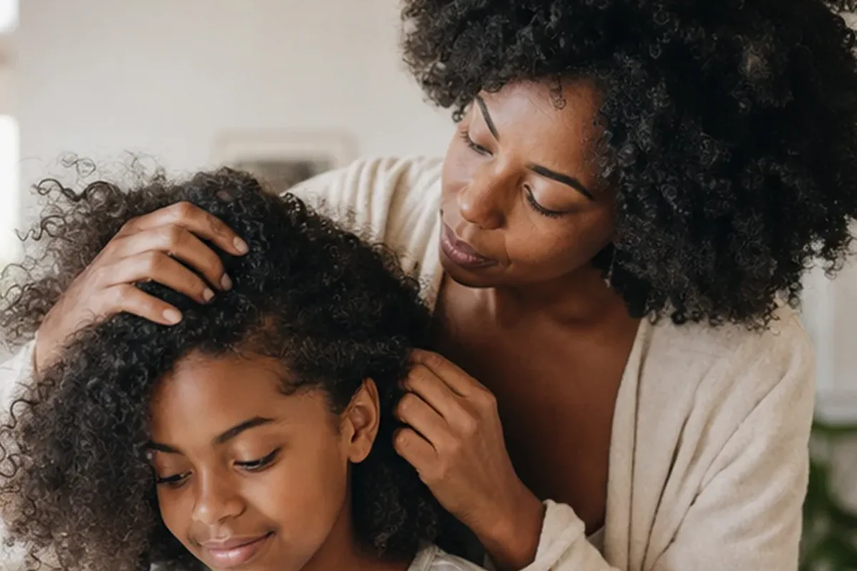 Authentische Beauty-Routine passend zum Thema Haartrockner für trockenes Haar