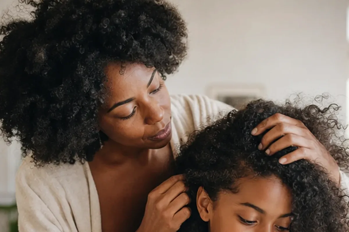 Redaktioneller Beauty-Moment zur Ausgangslage bei Lockengel für feines Haar