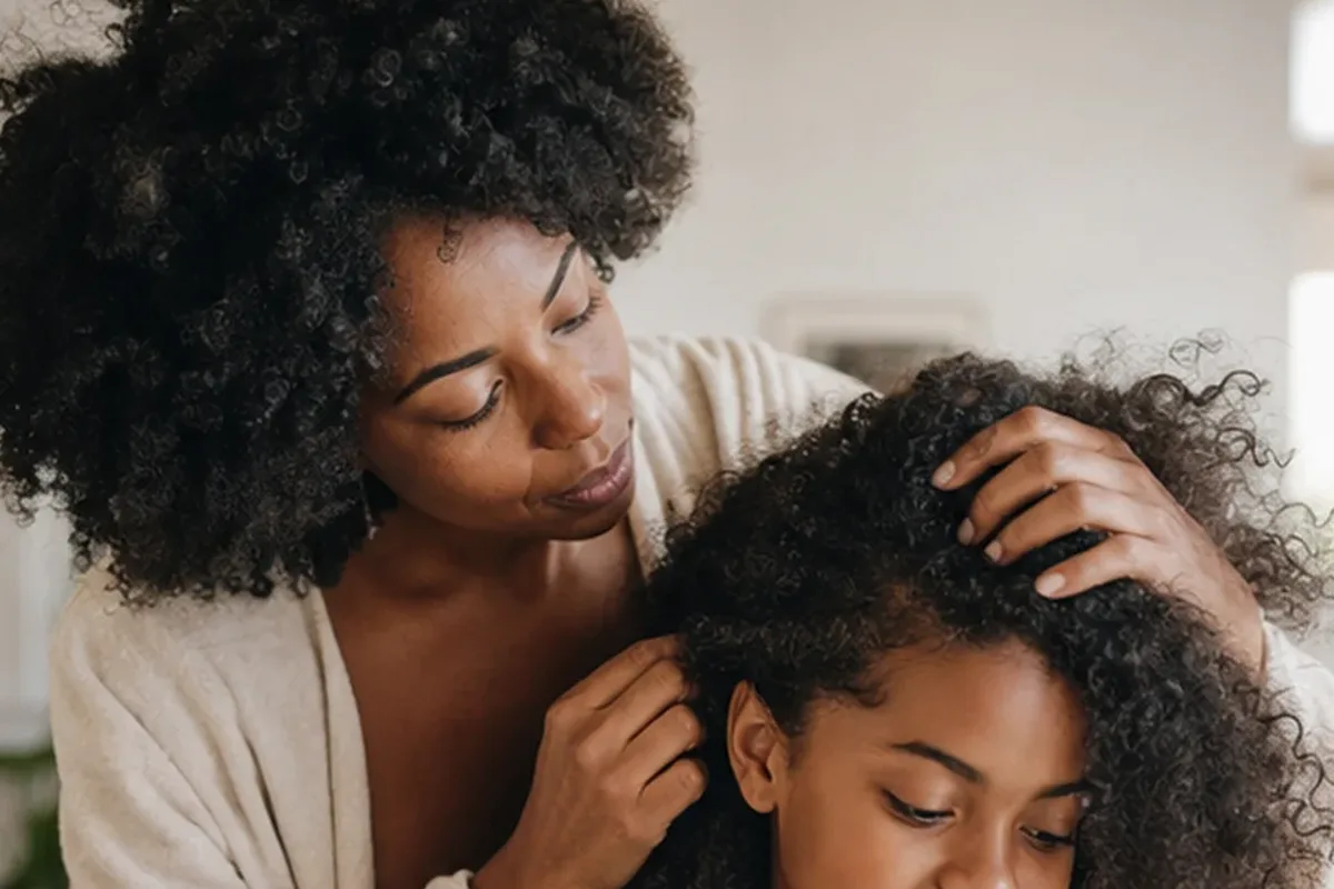 Emotionaler und authentischer Anwendungsmoment rund um Conditioner für feines Haar