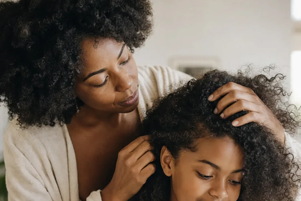 Redaktionelle Detailaufnahme zur Orientierung bei Mildes Shampoo für feines Haar
