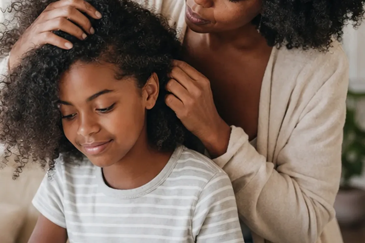 Authentische Beauty-Routine passend zum Thema Leave-in-Pflege für trockenes Haar