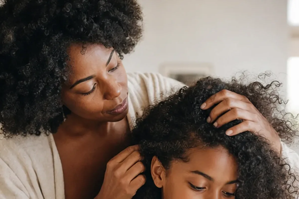 Authentischer Wohlfühlmoment passend zum Beauty-Thema Haaröle für trockene Spitzen