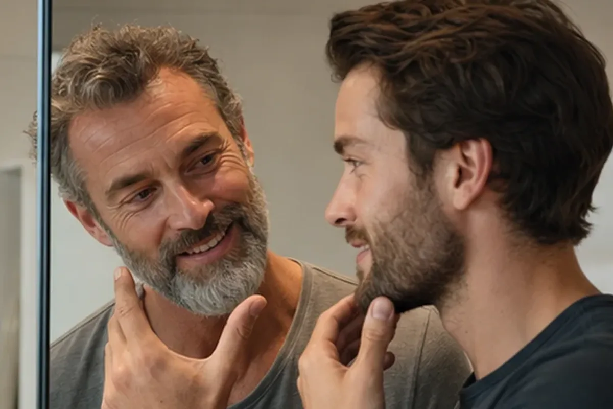 Redaktioneller Beauty-Moment zur Ausgangslage bei Männer-Gesichtscreme für trockene Haut