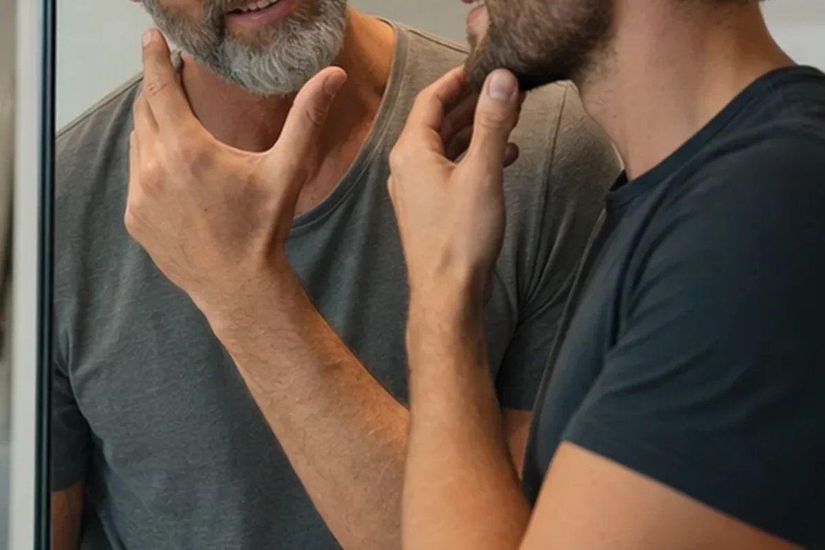 Authentische Beauty-Routine passend zum Thema Männer-Sonnenschutz für trockene Haut