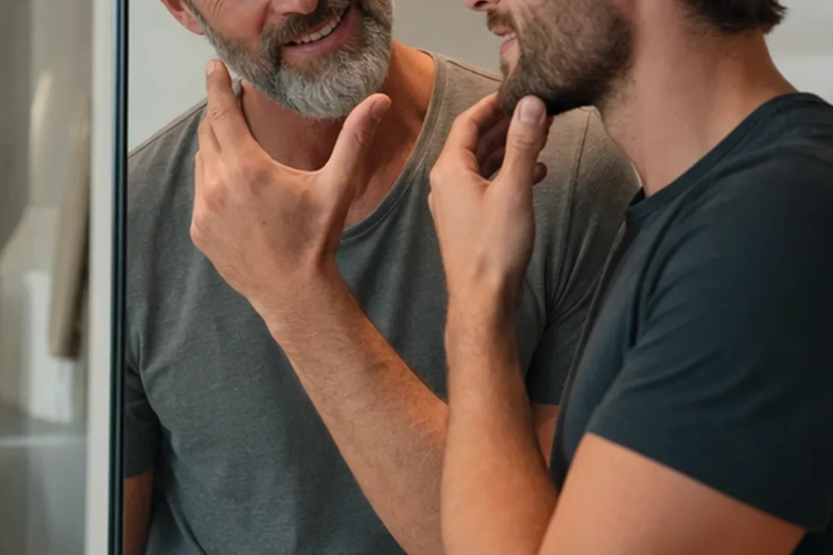 Authentische Beauty-Routine passend zum Thema Männer-Gesichtsreiniger für Pflege-Einsteiger