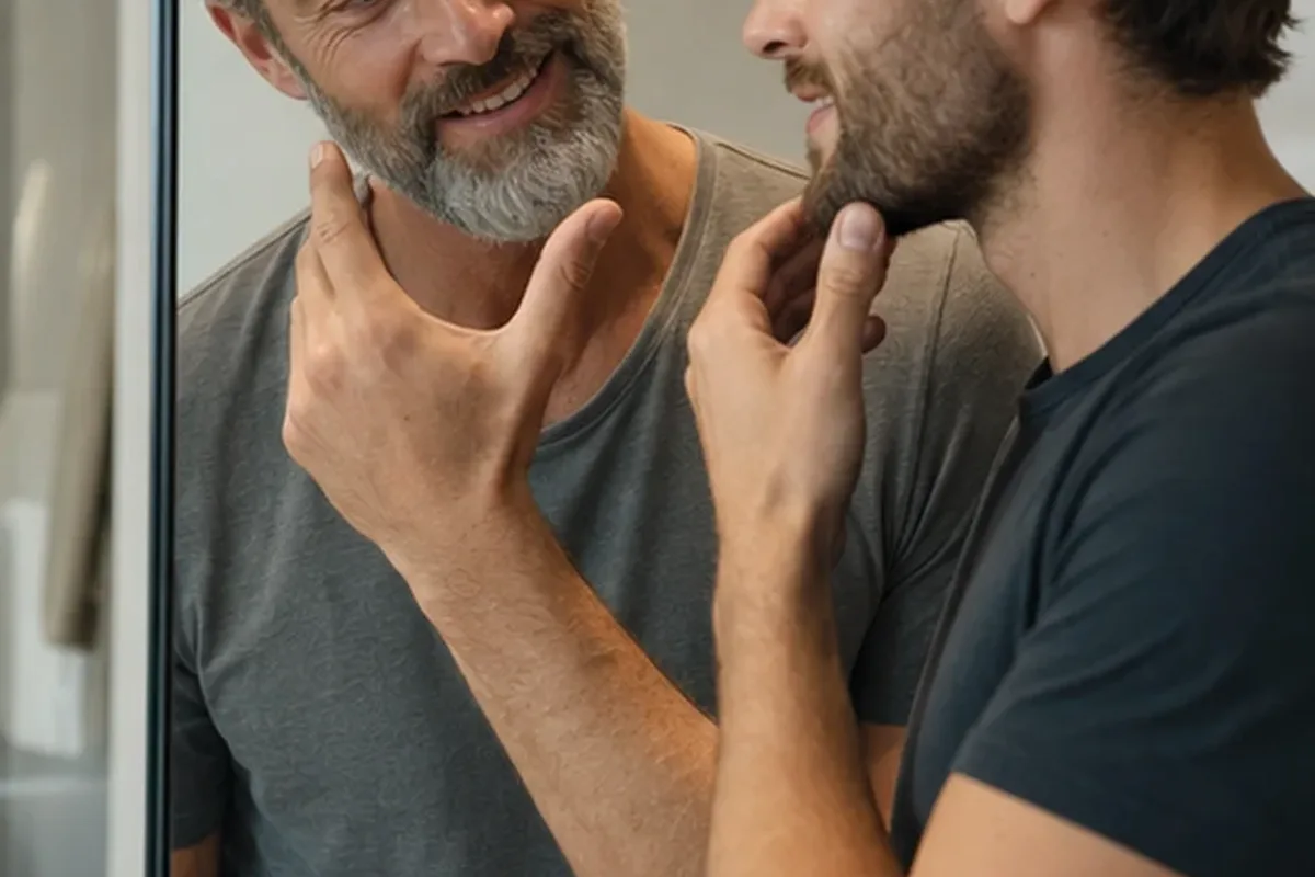 Redaktioneller Beauty-Moment zur Ausgangslage bei After Shave für trockene Haut