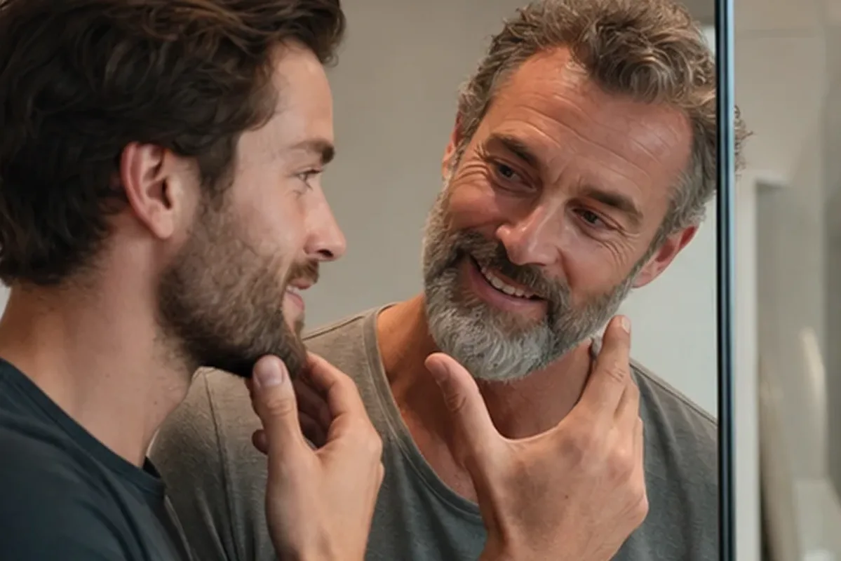 Authentischer Wohlfühlmoment passend zum Beauty-Thema Männer-Deodorant für Pflege-Einsteiger