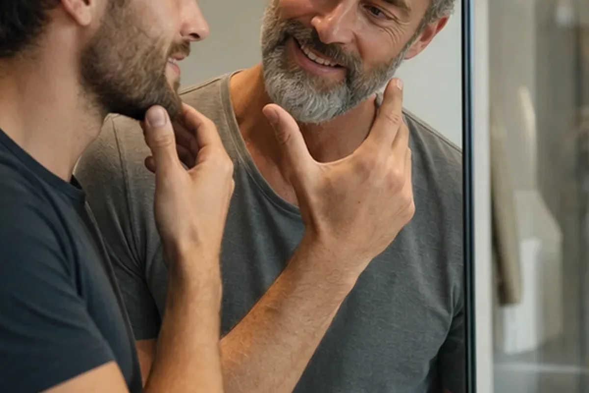 Authentische Beauty-Routine passend zum Thema Bartöl für empfindliche Haut