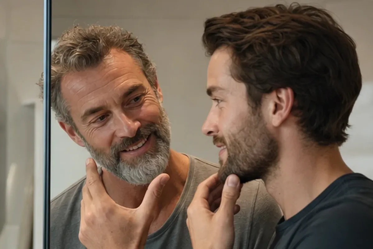 Redaktioneller Beauty-Moment zur Ausgangslage bei Bartbalsam für empfindliche Haut
