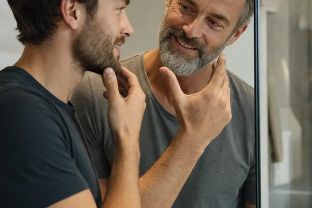 Authentische Beauty-Routine passend zum Thema Männer-Sonnenschutz bei wenig Zeit