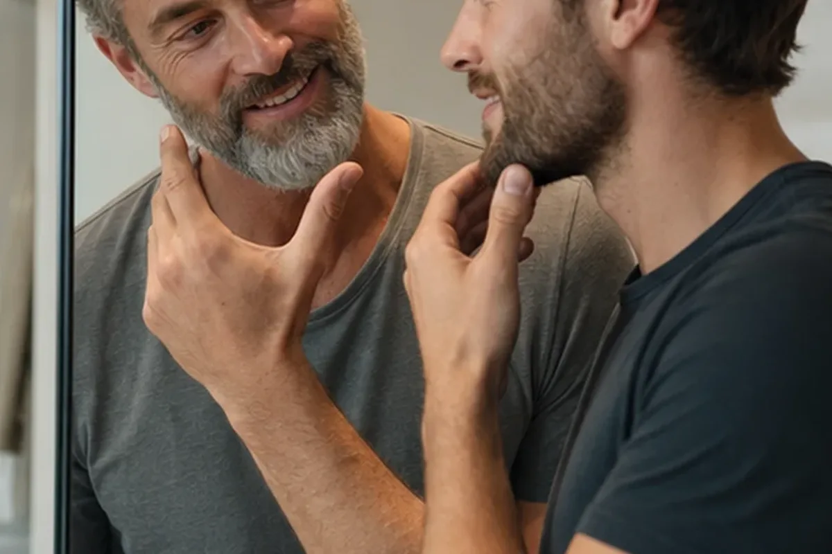 Authentische Beauty-Routine passend zum Thema Männer-Gesichtscreme bei Rasurbrand