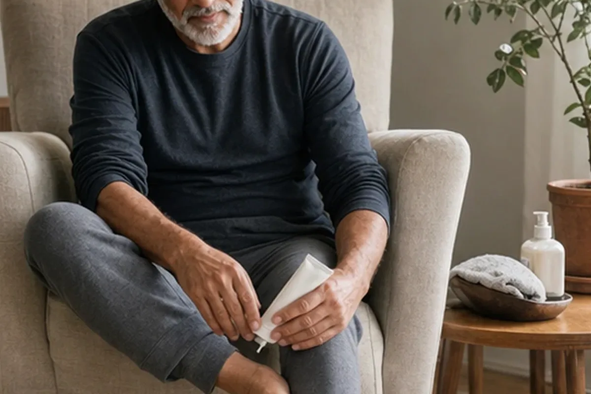 Authentische Beauty-Routine passend zum Thema Selbstbräuner bei Keratosis pilaris