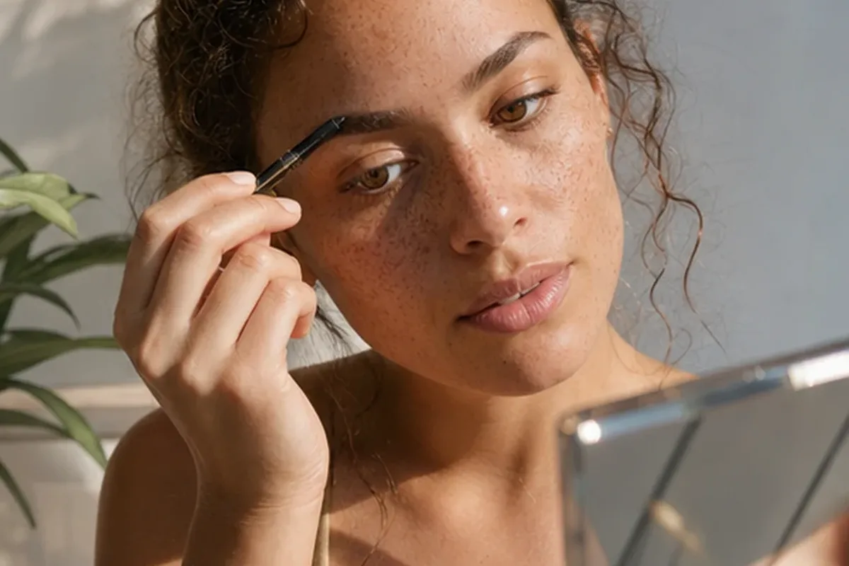 Emotionaler und authentischer Anwendungsmoment rund um Primer für reife Haut