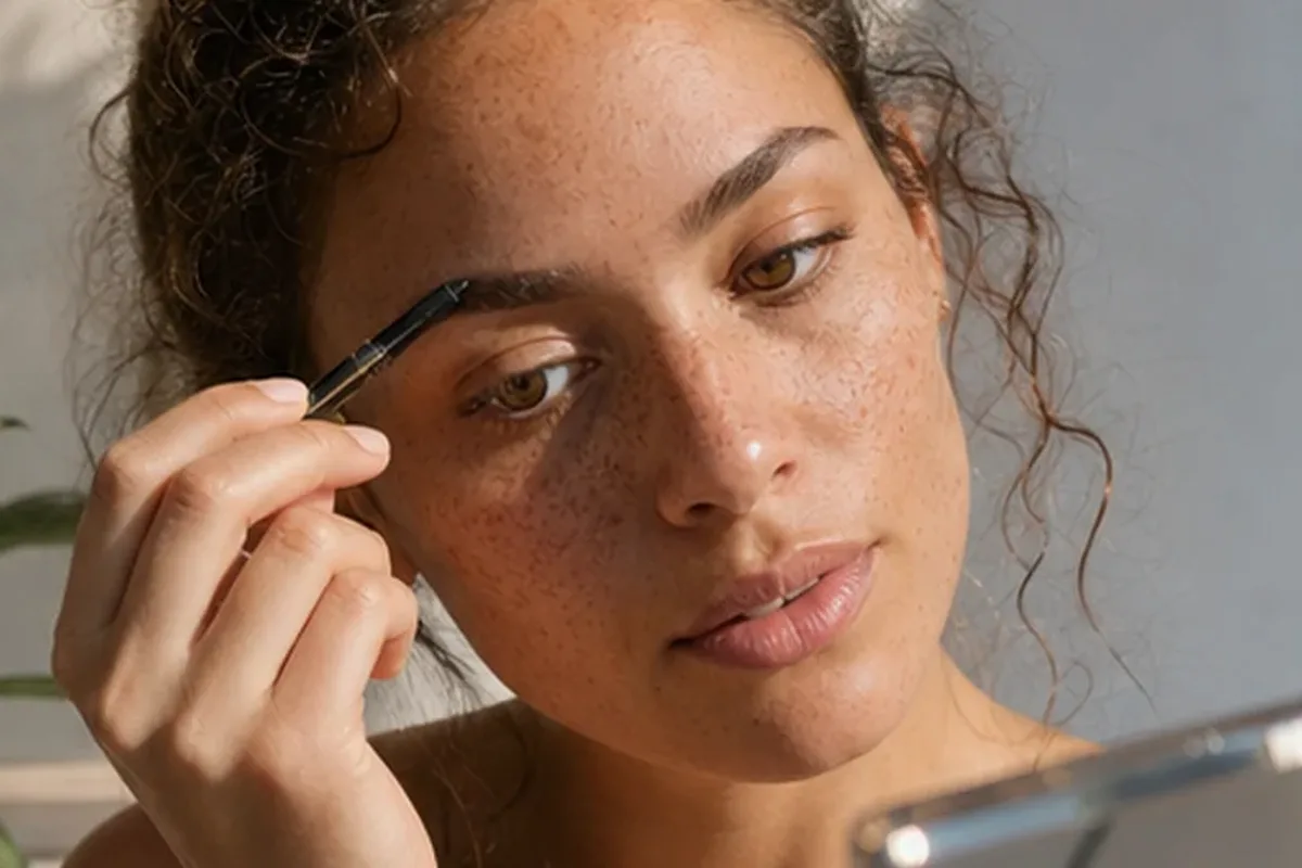 Redaktionelle Detailaufnahme zur Orientierung bei Eyeliner für empfindliche Haut