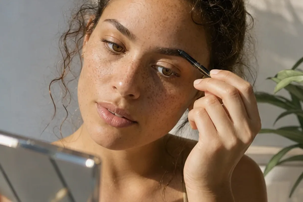 Redaktioneller Beauty-Moment zur Ausgangslage bei Lidschatten für reife Haut